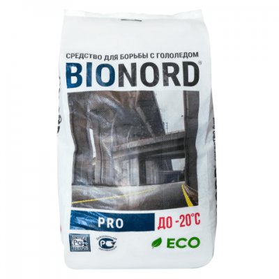 Противогололедный реагент BIONORD PRO (23 кг) до -20ºС