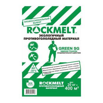 Антигололедный реагент Rockmelt Green SG (20 кг) до -30ºС